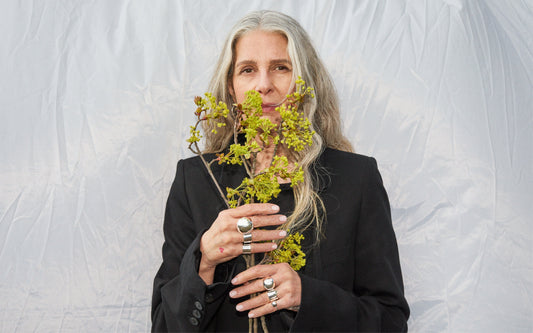 Cattis Aronsson wearing MH 925 sterling silver jewelry